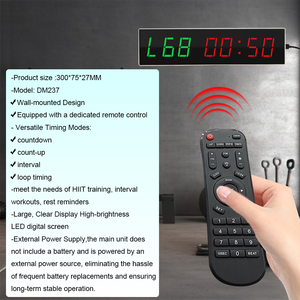 <span class=keywords><strong>Timer</strong></span> digitale per il conto alla rovescia per la palestra portatile con <span class=keywords><strong>Timer</strong></span> a intervalli per ottenere un allenamento efficiente materiale da tavolo digitale ABS garanzia di 1 anno - Product Image 2