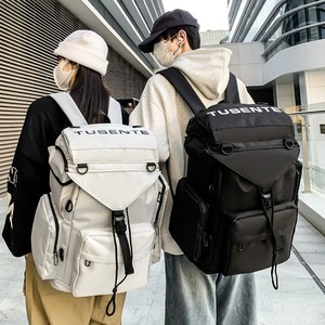 Large Capacity Casual Trendy <b>Cool</b> Laptop Backpack Waterproof Nylon Motorcycle Helmet Backpack Riding Motorbike Backpack - Product Image 2