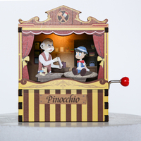 Mini boîte à musique en bois Cadeaux pour anniversaire Noël Saint-Valentin Tu es mon rayon de soleil