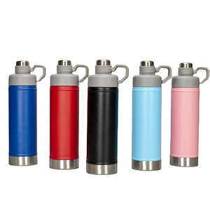 Silverjet Stainless Steel Vacuum <b>Flask</b> 550ml/700ml Plastic 12-24hrs Thermal Insulation Portable Handle Sports Camping Outdoor - Product Image 1