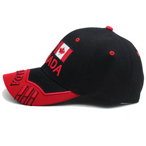 Casquette de baseball sportive avec broderie du drapeau du Canada, taille ajustable, pour la course à pied, les entraînements, les activités de plein air, toutes saisons - Product Image 4