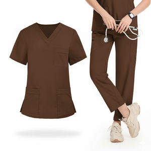 Conjunto de Uniforme Médico Elegante, Tela Cómoda Diseñada para Flexibilidad, Apariencia Profesional para Médicos y Equipos de Salud - Product Image 6