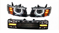Faros Delanteros LED DRL con Señal de Giro Dinámica para Toyota Probox 2003 2004 2005 2006 2007 2008 2009