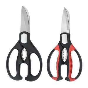 Kitchen Scissors Stainless Steel Multi Functional For Food Vegetable Nut Cracker Chicken Bone Cutter Black Red Black White - Product Image 5