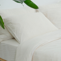Ensemble de draps ajustés 4 pièces en jersey 100% coton personnalisé, doux pour la peau, 140 g/m², tricoté, écologique, pour usage domestique