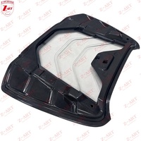 Z-ART Dry Carbon Fiber Motor abdeckung für Ferrari 488 Spyder Carbon Fiber Heckhaube für 488 Spyder Transparent Heck haube Body Kit