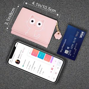 Stylish Cute RFID Blocking Trifold <b>Wallet</b> <b>for</b> <b>Women</b> with ID Window-Secure and Portable - Product Image 3