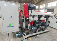 Machine à bois WELLMAX CNC Six broches Mouleur à quatre côtés 5kw Consommation d'énergie maximale avec roulement de moteur à noyau PLC