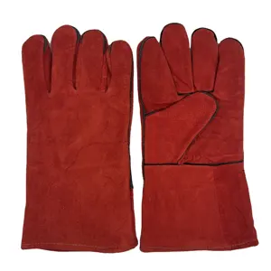 2023 Hot Sale Industrial Cut Resistant Customized Real Leather Welding gloves High Quality