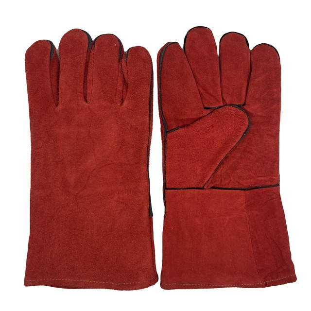 High Quality Customized Real Leather Welding Gloves Industrial Cut Resistant Gloves Hot Sale Safety Gloves