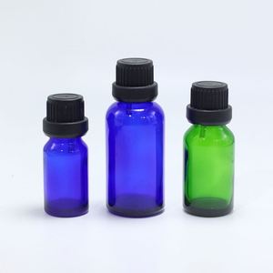 Bouteille compte-gouttes en verre rechargeable pour huiles essentielles 10 ml, avec bouchon couronne et emballage carton, vente en gros - Product Image 5