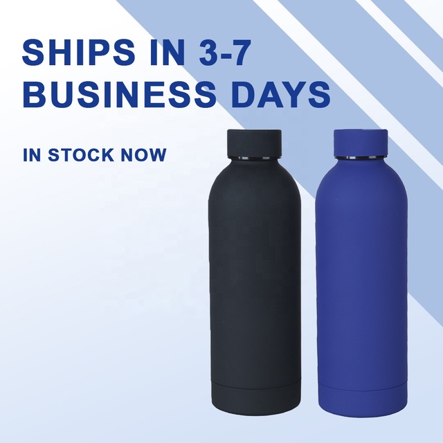 In Stock Food-Grade Interior Insulated Design Water Bottle Durable Stainless Steel Water Bottle for Gym Fitness Sports