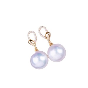 22353DIY Accessoires en perles rondes, plateau vide pour boucles d'oreilles en argent S925, bijoux en or/argent avec perles rondes de 9 à 13 mm - Product Image 5
