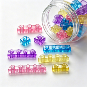 Cubos de Rompecabezas Preescolares, Kit de Construcción Suave y Colorido, Juguete de Descubrimiento Flexible para Actividades Manuales, Aprendizaje Independiente en Silencio - Product Image 4