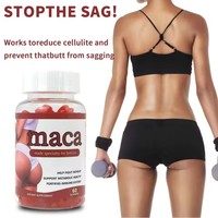 Gummies Maca Plus pour des courbes de fesses volumineuses, amélioration des hanches, extrait de racine de Maca noire, booster de fesses pour femmes