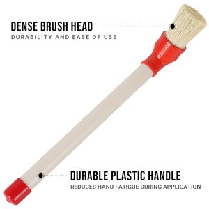 Brosse à poils courbés en plastique, diamètre 1 pouce, poils en nylon pour la réparation des pneus et l'utilisation mécanique - Product Image 5