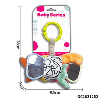 Hochet en peluche en peluche cadeau pour bébé berceau suspendu hochet jouets sensoriels montessori balles molles pour bébés
