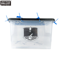Urne électorale Sénégal Urne électorale en plastique translucide robuste avec serrure pour les élections