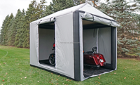 Abri de moto gonflable de haute qualité pour l'extérieur, tente de stockage gonflable, garage imperméable avec cadre gonflable pour moto