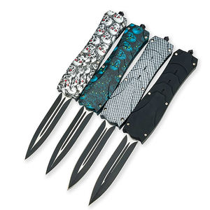 مخصص للتخييم <span class=keywords><strong>OTF</strong></span> مع مقبض بلاستيكي ABS مقبض جيب EDC درجة ديي تصنيع المعدات الأصلية دعم توريد المصنع مباشرة - Product Image 1