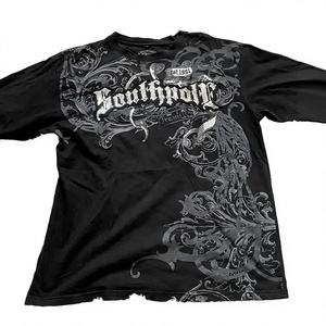 เสื้อยืดคอเต่าสไตล์ฮาราจูกุ พิมพ์ลายตัวอักษร ทรงปกติ ผ้าฝ้าย 100% น้ำหนัก 220 กรัม ระบายอากาศได้ดี สำหรับผู้ชาย สไตล์ลำลอง - Product Image 2