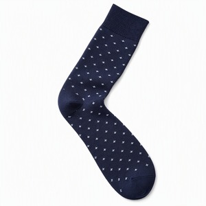 Custom Dress <strong>Socks</strong> OEM ODM <strong>Navy</strong> Argyle Crew <strong>Socks</strong> for <strong>Men</strong> Business Formal Office Wholesale - Product Image 3