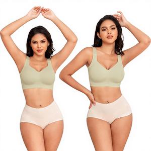 حمالة صدر نسائية بدون أسلاك نصف كوب من القطن الصلب بدون حمالات للمراهقات مريحة للاستخدام اليومي ODM مقاس كبير - Product Image 2