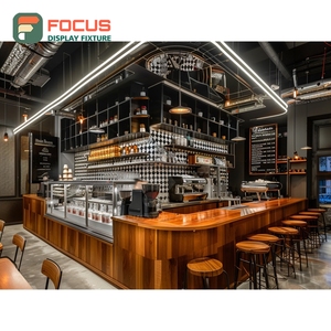 Mostrador de Servicio de Café Premium, Estante para Pastelería, Mostrador de Cafetería Blanco Mate - Product Image 3