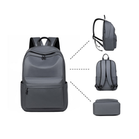 Sac à dos personnalisé en cuir PU imperméable pour l'école, le travail, les loisirs, le sport, les étudiants, et les ordinateurs portables