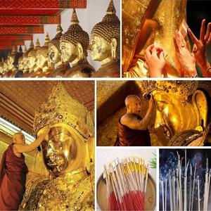 Feuille d'or véritable en gros pour <span class=keywords><strong>dorure</strong></span>, feuilles d'or pour l'artisanat, l'art, la décoration intérieure, les meubles, les portes, la peinture métallique - Product Image 5