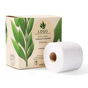 最佳环保卫生纸卷卫生纸存储甘蔗渣卫生纸