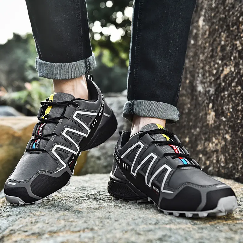 fashion football outdoor mountain sport walking climbing shoes men protect foot hiking running sports shoes