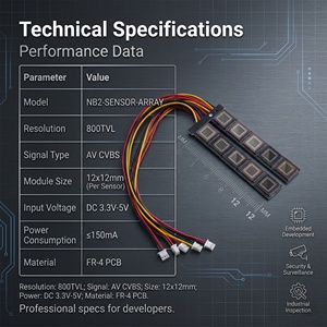 Modulo Telecamera Analogica CVBS 800TVL a Colori o in Bianco e Nero, <span class=keywords><strong>Mini</strong></span> <span class=keywords><strong>Cam</strong></span> CMOS Invisibile, Micro Telecamere per FPV, DC3.3V-5V - Product Image 6