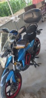 Dayun DY200-3AF Moto de rue vintage 4 temps - Moteur 200cc Freins à disque avant et arrière Réservoir de carburant de 16L