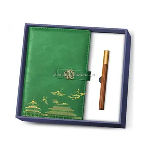 Promotional Employee Souvenir for Office Corporate Stationery Set for Gift Ideas Gift Box Diary Notebook and Pen Gift Set