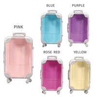 Boîte à cils vide personnalisée en plastique, mini-valise, petit emballage pour cils, étui pour cils