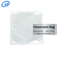 Bolsa de seguridad para sala limpia de grado médico, antiestática, sin polvo, de plástico de alta transparencia, sellada térmicamente, clase ISO, con logotipo personalizado para