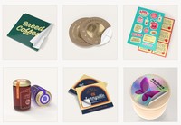 Étiquettes autocollantes en vinyle PVC imperméables pour produits, autocollants de remerciement en papier, logo imprimé, étiquettes personnalisées pour emballage privé