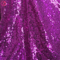 Tissu en filet à sequins multicolores pour robes, motif chaotique, vente en gros