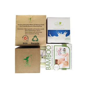 Tampon de démaquillage en fibre de bambou, lavable et réutilisable, 1 pièce, pour le nettoyage du visage - Product Image 6