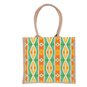 Bolsas Ecológicas de Yute con Estampado Completo, Fabricadas en India, Bengala Occidental, India - Product Image 1