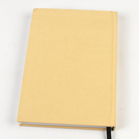 Carnet de notes en tissu premium, couverture rigide en lin, impression offset avec pelliculage, reliure cousue, agenda quotidien, ouverture à plat, papier spécial