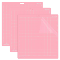 Tapete de Corte Flexible de PVC con Líneas de Rejilla Estándar para Plotter, 12x18+3.5in, para Impresión de Logotipos, Compatible con Cameo