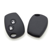 Housse de clé de voiture en Silicone 2 boutons pour Renault Kangoo DACIA Scenic Megane Sandero Captur Twingo Modus