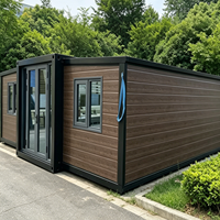 Maison préfabriquée modulaire extensible à assemblage rapide pour appartement, maisons préfabriquées abordables