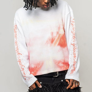 Herren Strass Designer-Hemd Hochwertiges Langarm-T-Shirt Hersteller Waffelstrick Thermisches Langarmshirt - Product Image 2