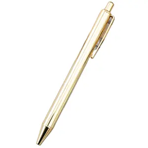 2022 חדש סגנון לייזר חרוט לוגו עטים רוז זהב עיתונות מתכת כדורי עט