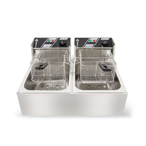 Friteuse commerciale électrique, bande d'huile frite, friteuse mécanique, poêle à friture, bande d'huile frite, machine à friture, équipement de collation - Product Image 2