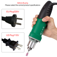 Mini perceuse électrique 480W, 30000 tr/min, vitesse variable, accessoires pour outils Dremel, perceuse-graveuse pour le bricolage