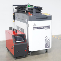 Nouvelle machine de soudage au laser à fibre portative 4-en-1 de 1500 W, mini, à refroidissement par eau, pour métaux